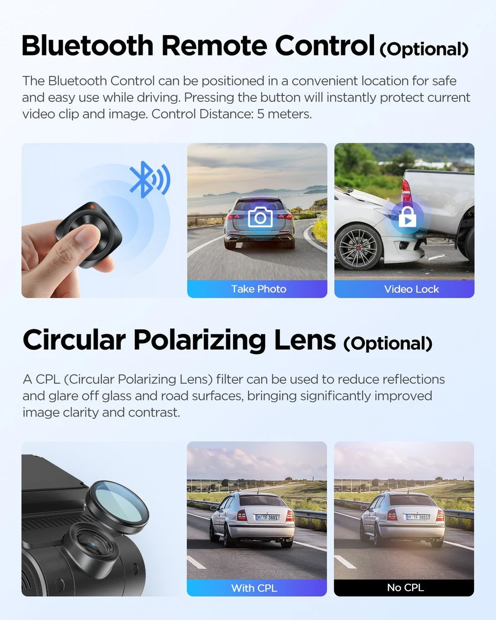 VIOFO A229 Plus 2CH – 2K Front & Rear Dash Cam - Image 7
