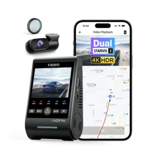VIOFO A229 Pro 2CH – 4K Front & 2K Rear Dash Cam
